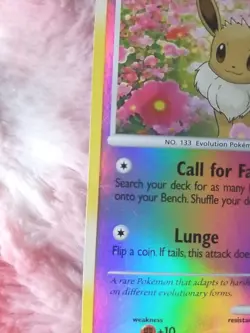 Pokemon - Eevee - 62/100 Burger King Promo Reverse Holo - Platinum Stamped - Image 5
