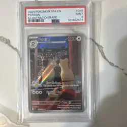 Pokemon Persian Sv: Shrouded Fable Illustration Rare Holo PSA 9 078/064 - Image 1