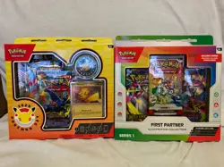 Pokemon First Partner Illustration Collection Series 1 Sealed & 1 2026 Day Box - Image 1