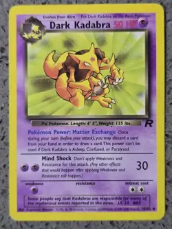 Pokemon - Dark Kadabra - 39/82 - Team Rocket - Uncommon - LP/MP - Image 1
