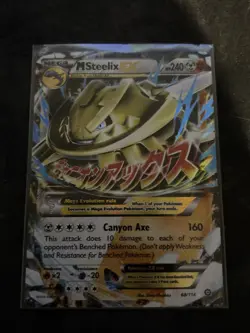 Pokemon TCG M Steelix EX Full Art Ultra Rare Steam Siege 68/114 - Image 1