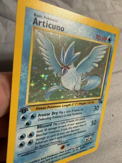 Articuno 2/62 Pokemon Fossil Holo 1st Edition - Image 2