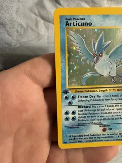 Articuno 2/62 Pokemon Fossil Holo 1st Edition - Image 3