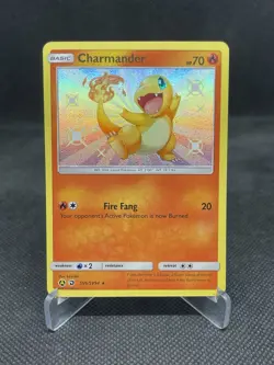 2019 POKEMON SM HIDDEN FATES #SV6/SV94 CHARMANDER SHINY VAULT RARE - Image 1