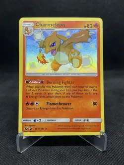 2019 POKEMON SM HIDDEN FATES #SV7/SV94 CHARMELEON SHINY VAULT RARE - Image 1