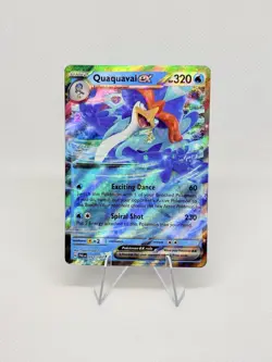Quaquaval ex 052/193 Double Rare Paldea Evolved Pokemon TCG - Image 1