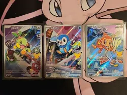 Pokemon TCG-Piplup 042 Chimchar 041 Turtwig 040-Black Star Promo-First Partner - Image 1