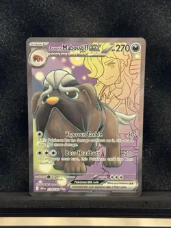 Pokemon Destined Rivals (Arvens Mabosstiff Ex) Ultra Rare 218/182 - Image 1