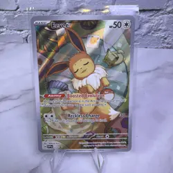 Pokemon - Eevee 173 Black Star Promo - Prismatic Evolutions, Sleeping Eevee - Image 1
