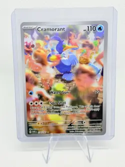 Pokemon TCG Cramorant 176/167 Twilight Masquerade Illustration Rare - Image 1