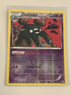 Pokemon TCG NM-M condition Garbodor 68/113 Reverse Rare Legendary Treasures - Image 1
