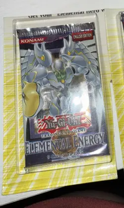 YuGiOh! Elemental Energy Booster Pack Sealed - New - English - Image 1