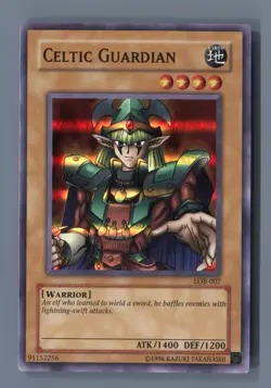 Celtic Guardian LOB-007 The Legend of Blue Eyes White Dragon Yu-Gi-Oh NM - Image 1