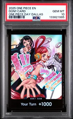 PSA 10 2025 One Piece EN One Piece Day Dallas GEM MINT - Image 1