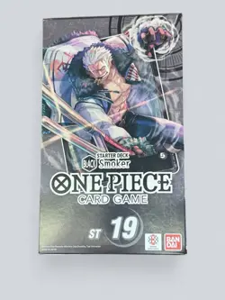 One Piece Card Game ST-19 Smoker Black Starter Deck English Bandai Sealed New - Image 1