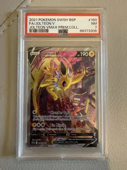 Jolteon V SWSH183 SWSH: Sword & Shield Promo Cards Holo - Image 1