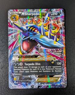 M Sharpedo EX XY200 Promo XY Holo Regular Size Pokemon Card - NM - Image 1