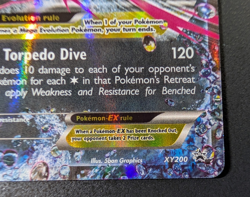 M Sharpedo EX XY200 Promo XY Holo Regular Size Pokemon Card - NM - Image 5