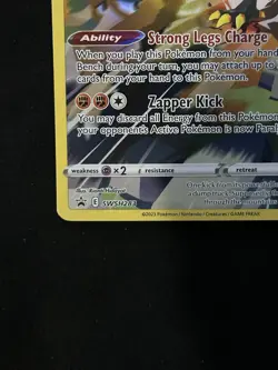 Pokemon Card Galarian Zapdos SWSH283 Holo Black Star Promo Sword & Shield TCG NM - Image 2