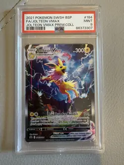 Jolteon VMAX SWSH184 SWSH: Sword & Shield Promo Cards Holo - Image 1