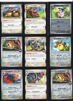 Pokemon -9 Card Lot - Holo & Reverse Holo - 151 & Stellar Crowns - Image 1