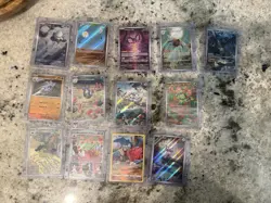 Lot of 13 Illustration Rare / Black Promo / One Masterball Pokemon Cards NM - Image 1