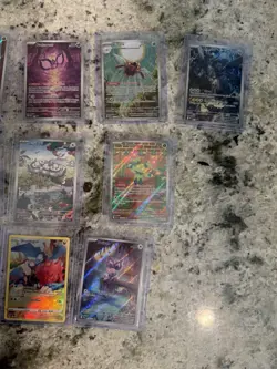 Lot of 13 Illustration Rare / Black Promo / One Masterball Pokemon Cards NM - Image 3