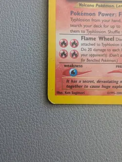 Pokemon Typhlosion Neo Genesis Holo Rare 18/111 Stage 2 100 HP Card - Image 5