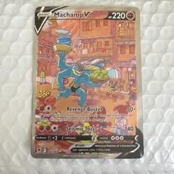 Pokemon TCG Machamp v Sword & Shield Astral Radiance Full Art Card 172/189 - Image 1