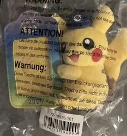 Pokemon Center Excel EUIC 2026 London Exclusive Pikachu Plush Card Holder - Image 1