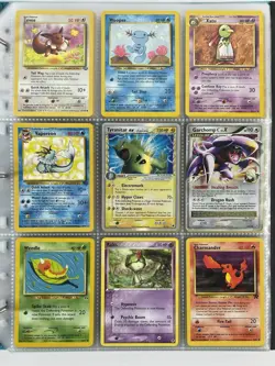 Pokemon Card Collection VTG Binder Holo Rare 1st E-Reader WoTC Tyranitar Eevee - Image 1