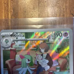 Pokemon TCG Kirlia Scarlet & Violet Base Set Holo Illustration Card 212/198 - Image 4