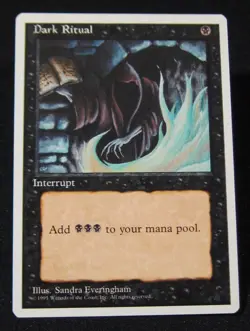 MTG DARK RITUAL 4th Fourth Edition - Image 1