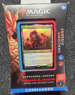 MTG Commander Legends: Battle for Baldur's Gate Draconic Dissent Deck Sealed - Image 1