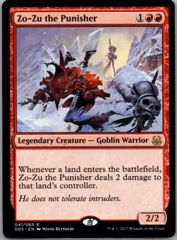 Magic: The Gathering Zo-Zu the Punisher Punisher Rare Regular LP-NM - Image 1