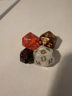 x4: MTG D20 Dice Lot - Assassin’s Creed - MKM + Magic The Gathering TCG CCG - Image 2