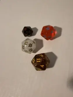 x4: MTG D20 Dice Lot - Assassin’s Creed - MKM + Magic The Gathering TCG CCG - Image 3