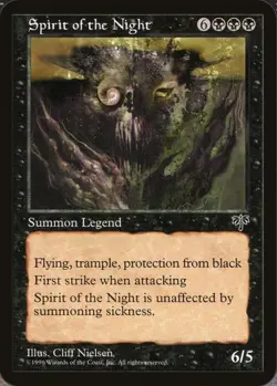 Magic The Gathering, Spirit of the Night, Mirage, Regular - Image 1