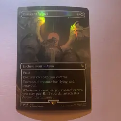 Brilliant Wings (Borderless) Commander: Final Fantasy Foil - Image 1