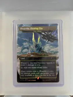 MTG Magic the Gathering FOIL City of Brass / Bhujerba, Floating City FFXII P0041 - Image 1