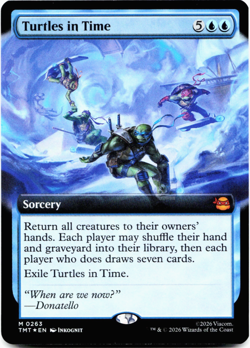 Turtles in Time (Extended Art) - FOIL - [Teenage Mutant Ninja Turtles] MTG NM 💧 - Image 2