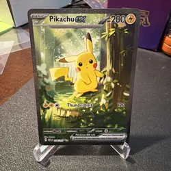 Ascended Heroes Forest Pikachu Ex #276/217 NM SIR Pokemon Card - Image 1