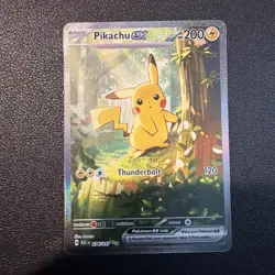 Ascended Heroes Forest Pikachu Ex #276/217 NM SIR Pokemon Card - Image 3