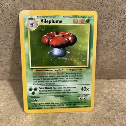 Vileplume 15/64 - Holo Rare Jungle - No Symbol Error - Pokemon TCG 1999 - LP - Image 2