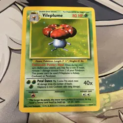 Vileplume 15/64 - Holo Rare Jungle - No Symbol Error - Pokemon TCG 1999 - LP - Image 3