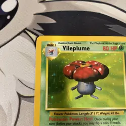 Vileplume 15/64 - Holo Rare Jungle - No Symbol Error - Pokemon TCG 1999 - LP - Image 5