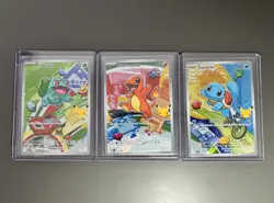 Pokemon TCG First Partner Illustration Collection Series 1 Kanto GEN 1 Starters - Image 2