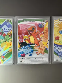 Pokemon TCG First Partner Illustration Collection Series 1 Kanto GEN 1 Starters - Image 4