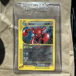 Scizor H21/H32 Aquapolis Holo Ultra Rare Pokemon TCG Nintendo e-reader LP - Image 1