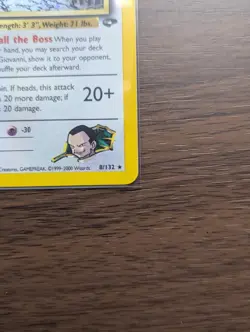 Pokemon TCG Giovanni's Persian 8/132 Gym Challenge Holo Rare Unlimited - Image 5